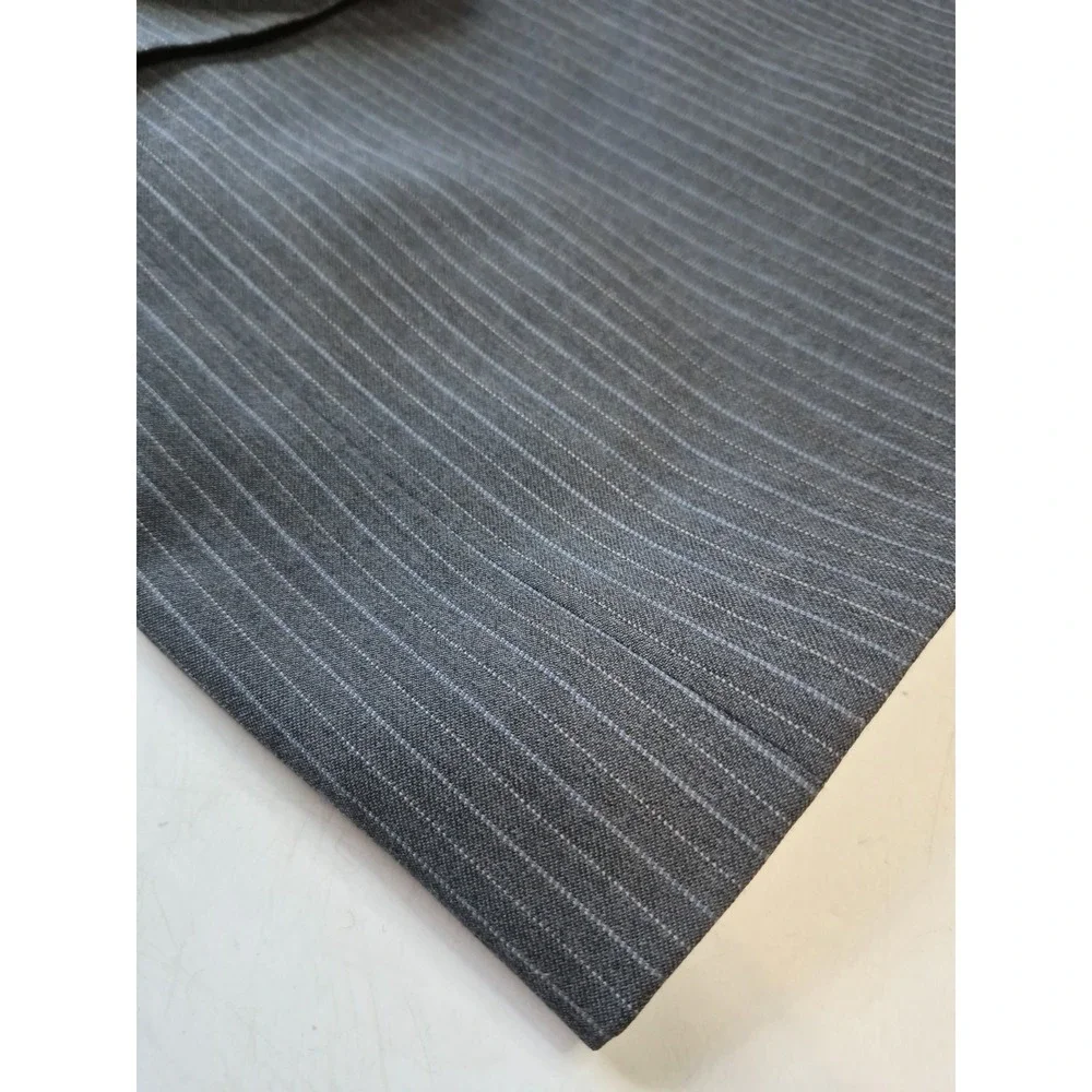 Brooks Brothers Mens Wool Stretch Sports Coat 41S Gray Stripe 2 Button Blazer